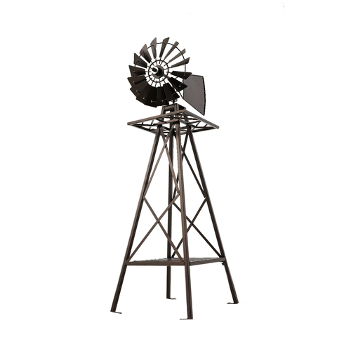 Garden Windmill Metal Ornaments Outdoor Decor Ornamental Wind Mill