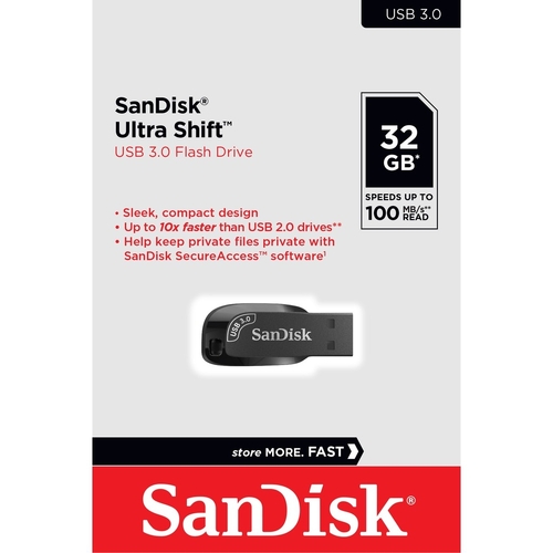 SanDisk  Ultra Shift  USB 3.0 Flash Drive SDCZ410-G46 