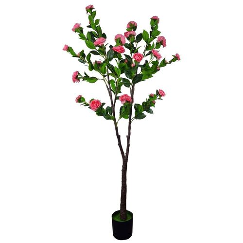 Flowering Natural Artificial Camellia Tree