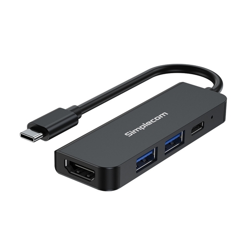 Simplecom USB-C Multiport Adapter Hub USB 3.0 HDMI 4K PD