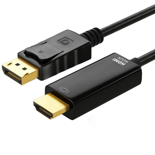 ASTROTEK DisplayPort DP Male to HDMI Male Cable 4K Resolution For Laptop PC to Monitor Projector HDTV Video Cable