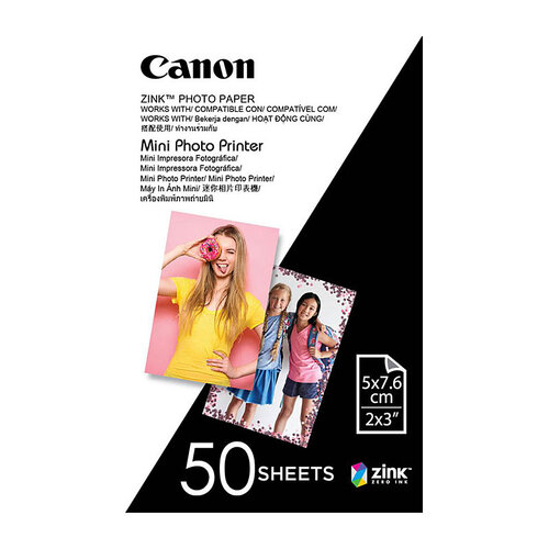 Canon Zink Mini Photo Printer Paper for Canon Inspic 2 X 3 Inches