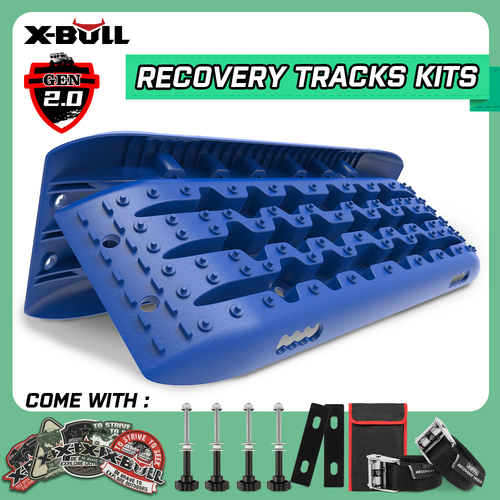 X-BULL Recovery tracks 10T Sand Mud Snow RED Offroad 4WD 4x4 91cm Gen 2.0