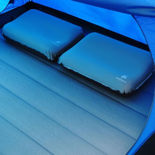 Self Inflating Camping Pillow with Ergonomic Support
