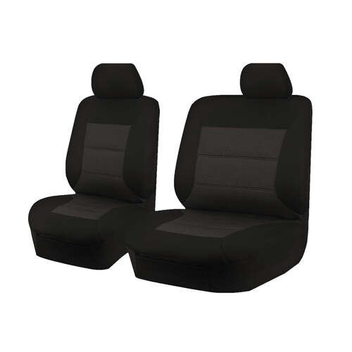 Premium Jacquard Seat Covers - For Chevrolet Colorado Rg Series Single Cab 2012-2016