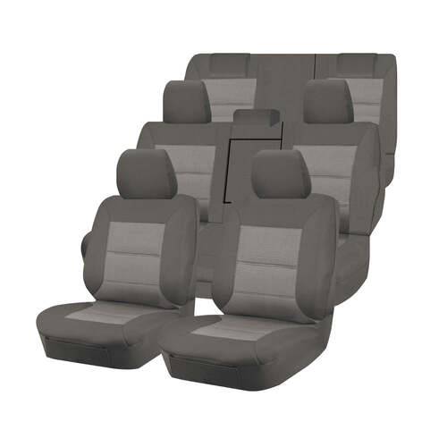 Premium Jacquard Seat Covers - For Toyota Highlander Gsu50R/Gsu55R 2014-2022
