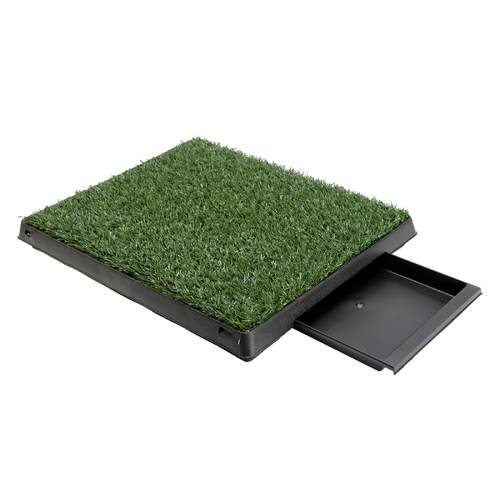Paw Mate Pet Dog Potty Tray Training Toilet + 1 Grass Mat