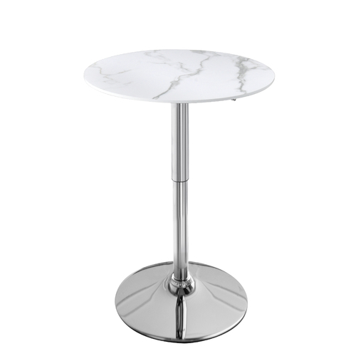 Bar Table Swivel Counter Dining Table Furniture Cafe Outdoor Round Edge.