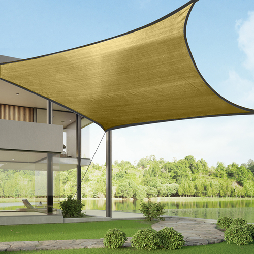 Sun Shade Sail Cloth Canopy Outdoor Awning Rectangle 5x3M