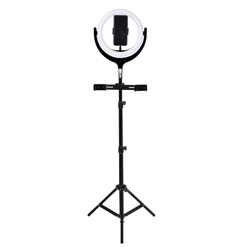 12'' LED Ring Light with Tripod Stand Phone Holder Dimmable Selfie Studio Lamp