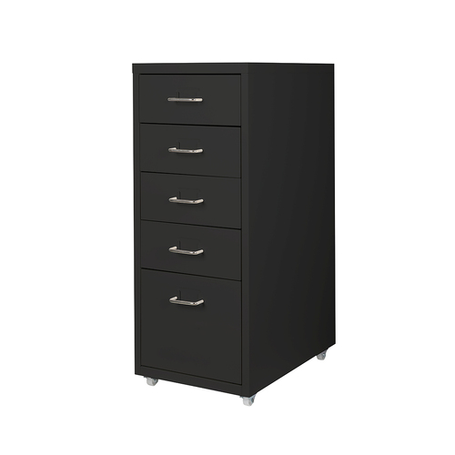 5 Drawers Portable Cabinet Rack Storage Steel Stackable Organiser Stand