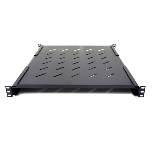 1RU Universal Fixed Shelf for Server Racks with Rail to Rail Depth