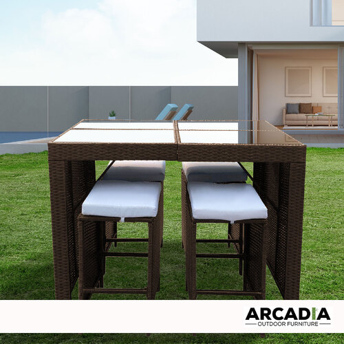 Arcadia Furniture 5 Piece Bar Table Set