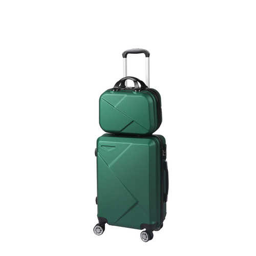 2pcs 20" Travel Luggage Set Baggage Carry On Suitcase Bag