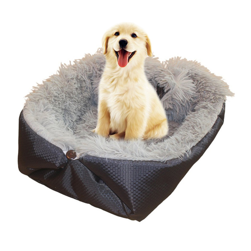 Dual-purpose Cushion Nest Cat Dog Bed Warm Plush Kennel Mat Pet Home Travel Essentials