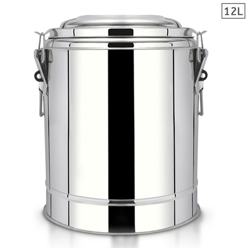 Stainless Steel Insulated Stock Pot Dispenser Hot & Cold Beverage Container