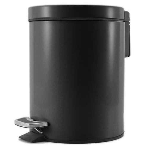 Foot Pedal Stainless Steel Rubbish Recycling Garbage Waste Trash Bin Round