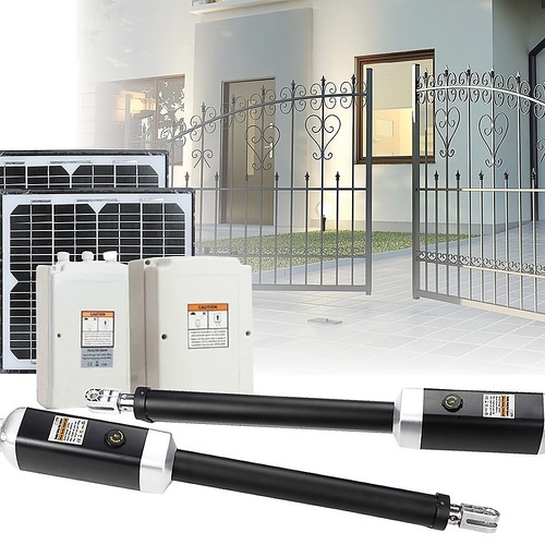 Solar Double Swing Auto Motor Remote Gate Opener