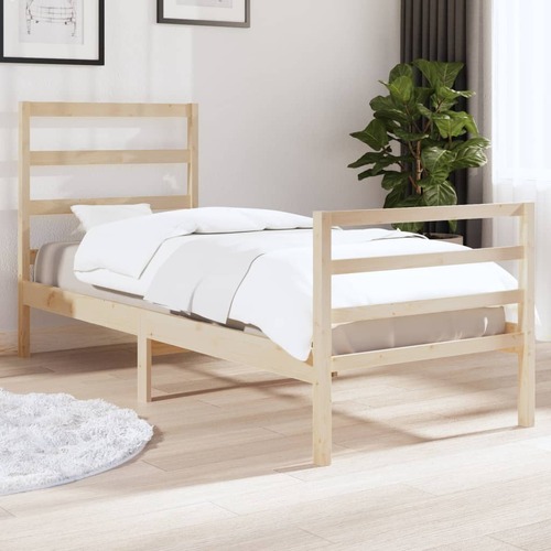 Agery Bed Frame Solid Wood Pine