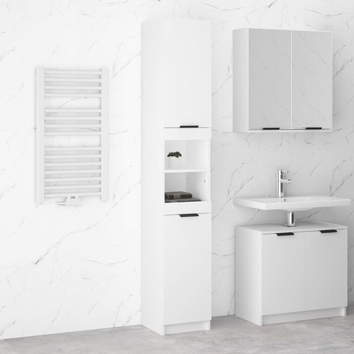 Bathroom Cabinet 32x34x188.5 cm Engineered Wood