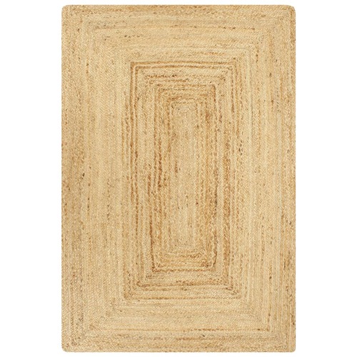 Handmade Rug Jute Natural