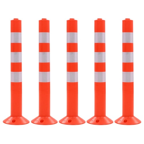 Traffic Control Bollards pcs Plastic 75 cm