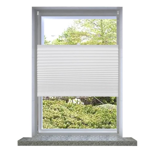Plisse Blind White Pleated Blind