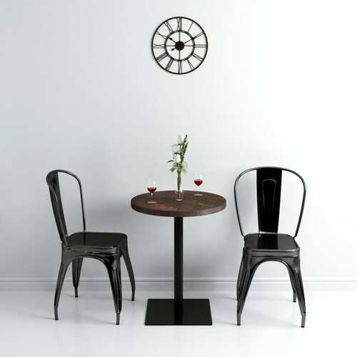 Bistro Table MDF and Steel Round