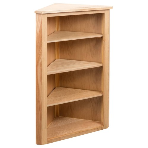 Corner Shelf 59x36x100 cm Solid Wood