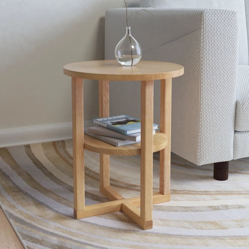 Emmaus Side Table 40x50 cm Solid Wood