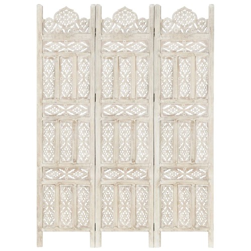 Puyallup Hand carved Room Divider 120x165 cm Solid Mango Wood
