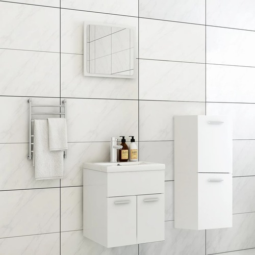 Bathroom Furniture Set Engineered Wood