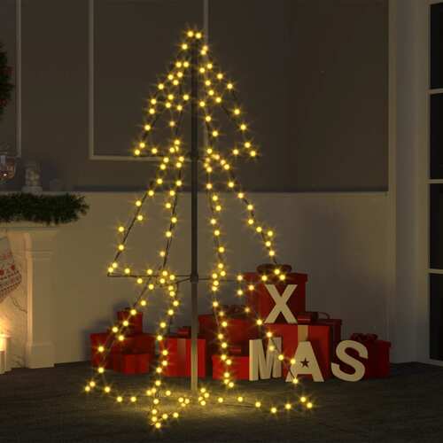 Christmas Cone Tree 160 LEDs Indoor and Outdoor
