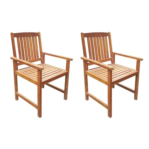 Garden Chairs Solid Acacia Wood