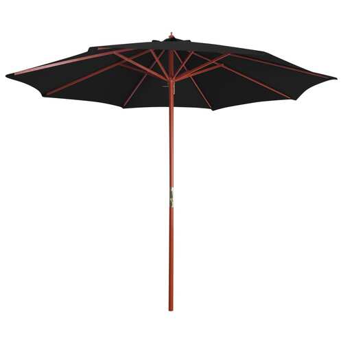 Parasol with Wooden Pole 300x258 cm