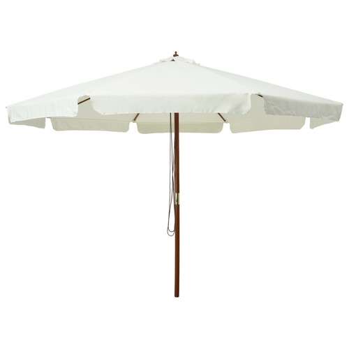 Outdoor Parasol with Wooden Pole 330 cm