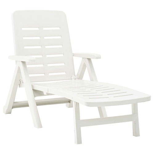 Folding Sun Lounger Plastic