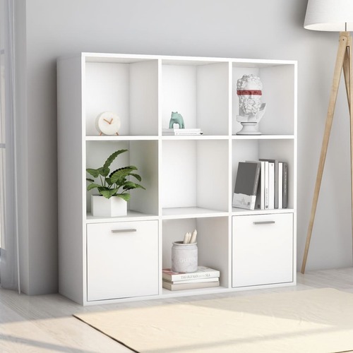 Book Cabinet 98x30x98 cm Engineered Wood