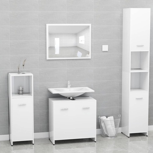 Bathroom Furniture Set Engineered Wood