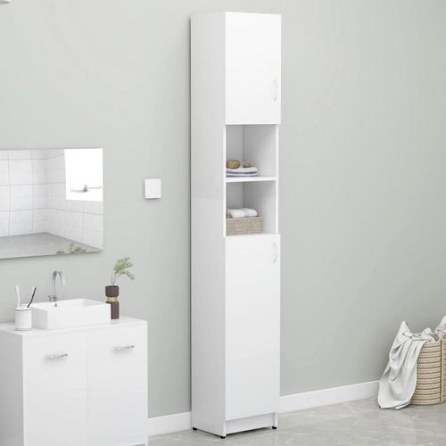 Bathroom Cabinet 32x25.5x190 cm Engineered Wood