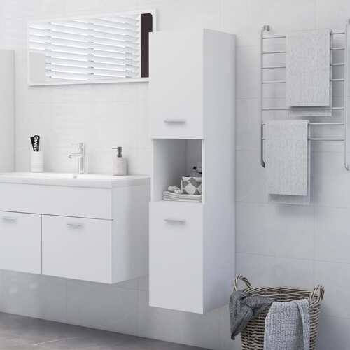 Bathroom Cabinet 30x30x130 cm Engineered Wood