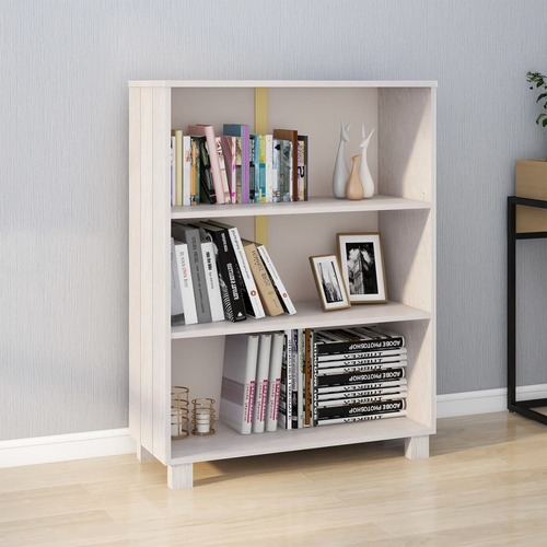 Book Cabinet 85x35x112 cm Solid Wood Pine