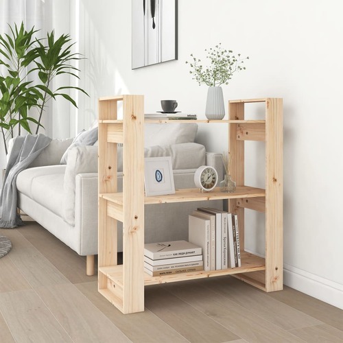Ephrata Book Cabinet/Room Divider 80x35x91 cm Solid Wood Pine