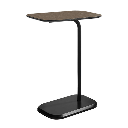 Sarantino Beveled Edge C-Shaped Side Table