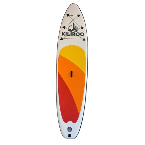 KILIROO Inflatable Stand Up Paddle Board Balanced SUP Portable Ultralight, 10.5 x 2.5 x 0.5 ft, with EVA Anti-Slip Pad