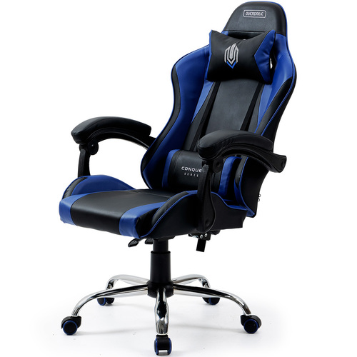 Conquest Series Reclining Gaming Ergonomic Office Chair with Lumbar and Neck Pillows