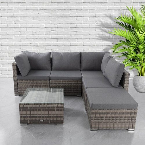 Ottoman-Style Outdoor Lounge Set