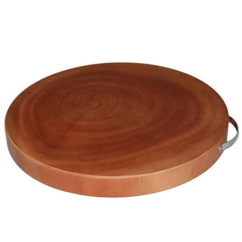 Natural Hardwood Hygienic Kitchen Cutting Wooden Chopping Board Round