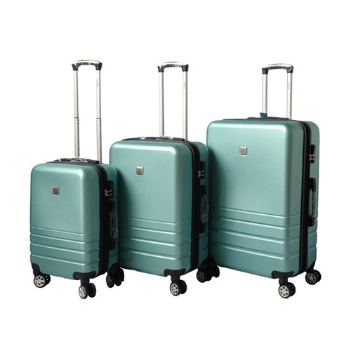 Expandable ABS Luggage Suitcase Set 3 Code Lock Travel Carry  Bag Trolley