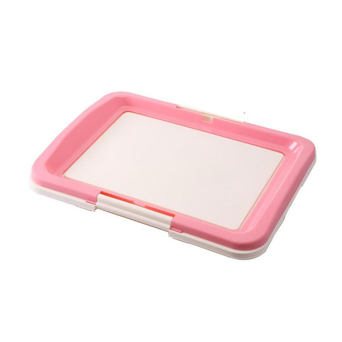Large Portable Dog Potty Training Tray Pet Puppy Toilet Trays Loo Pad Mat